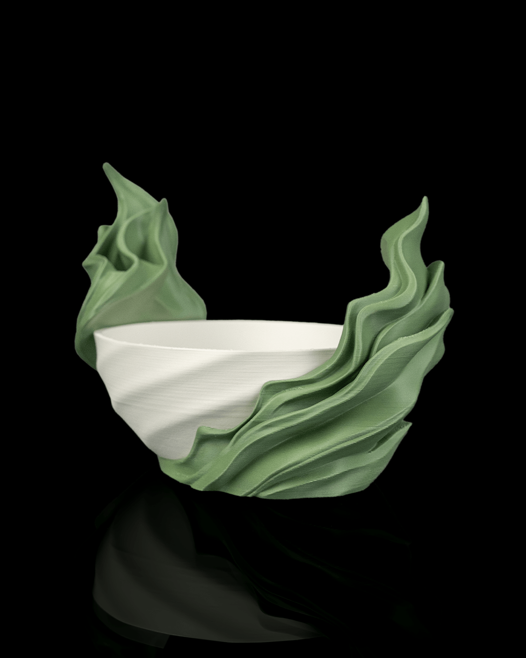 Vaso Autoirrigante “Flusso d’Alghe” – Fioriera di Design Stampata in 3D