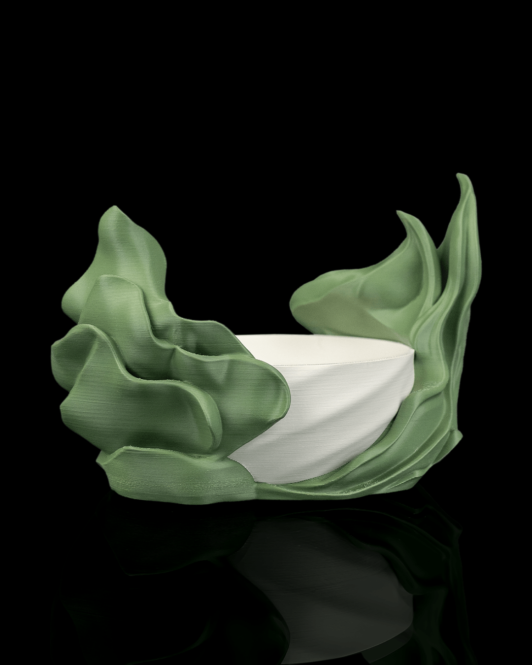 Vaso Autoirrigante “Flusso d’Alghe” – Fioriera di Design Stampata in 3D