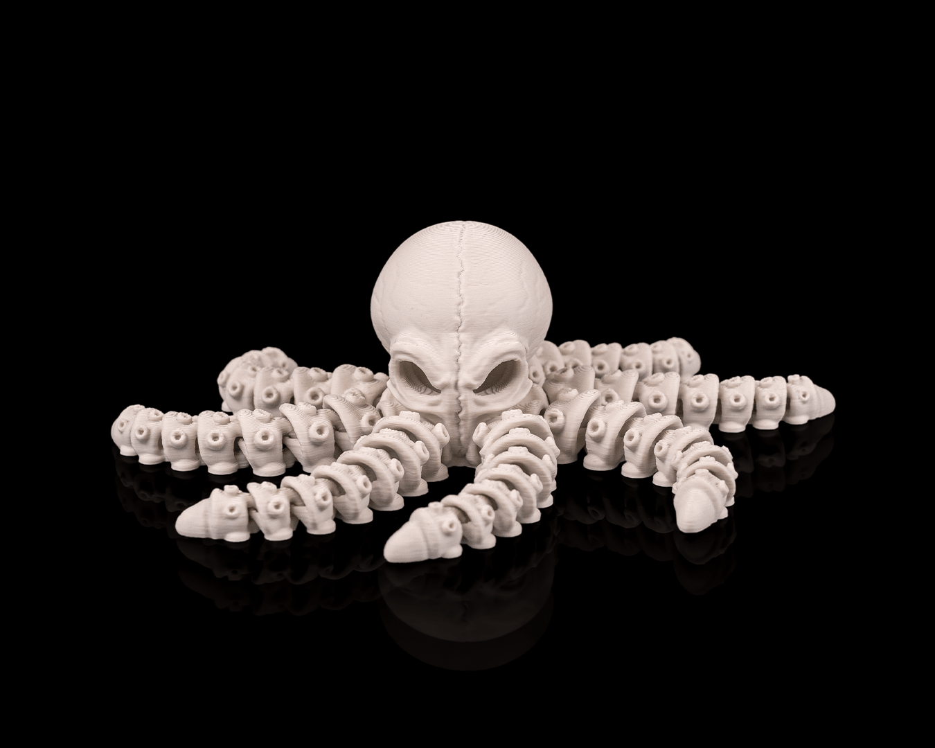 Polpo Scheletro Articolato – Creatura Marina Flessibile Stampata in 3D