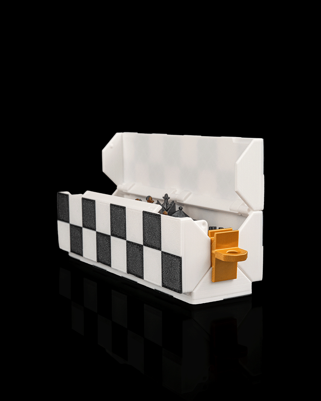 Scacchiera Fantasy 3D Pieghevole – Set di Scacchi con Castelli e Cavalieri | PLA di Alta Qualità