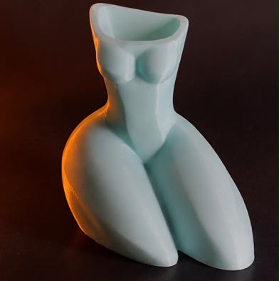 Vaso Artistico Venere  – Scultura Moderna in PLA Stampata in 3D
