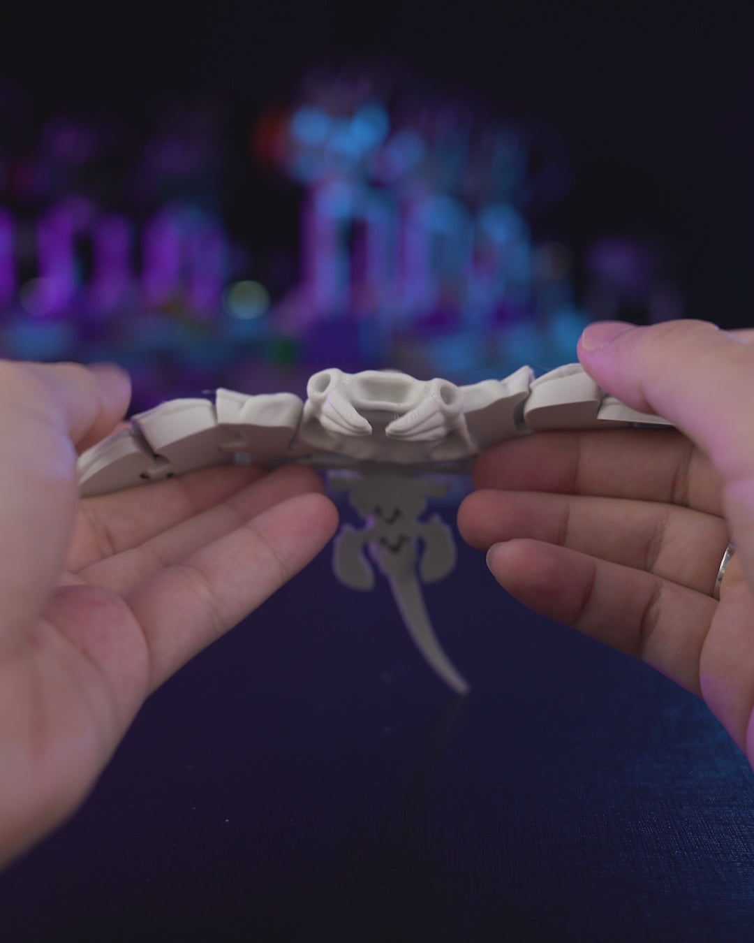 Manta Scheletro Articolata – Razza Marina Flessibile Stampata in 3D