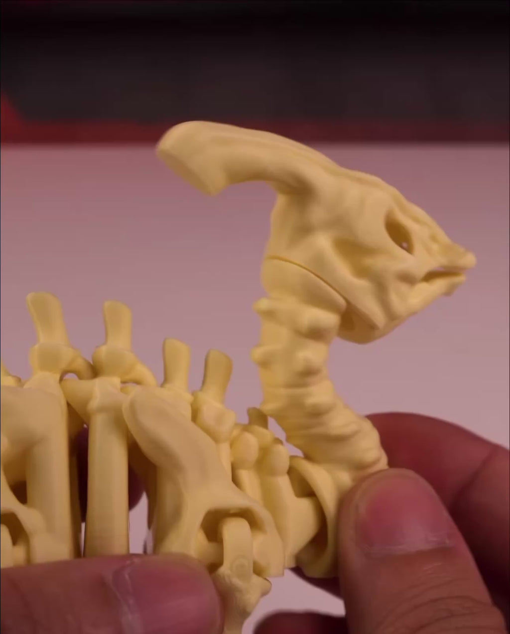 Parasaurolophus in Scheletro – Modellino Articolato 3D