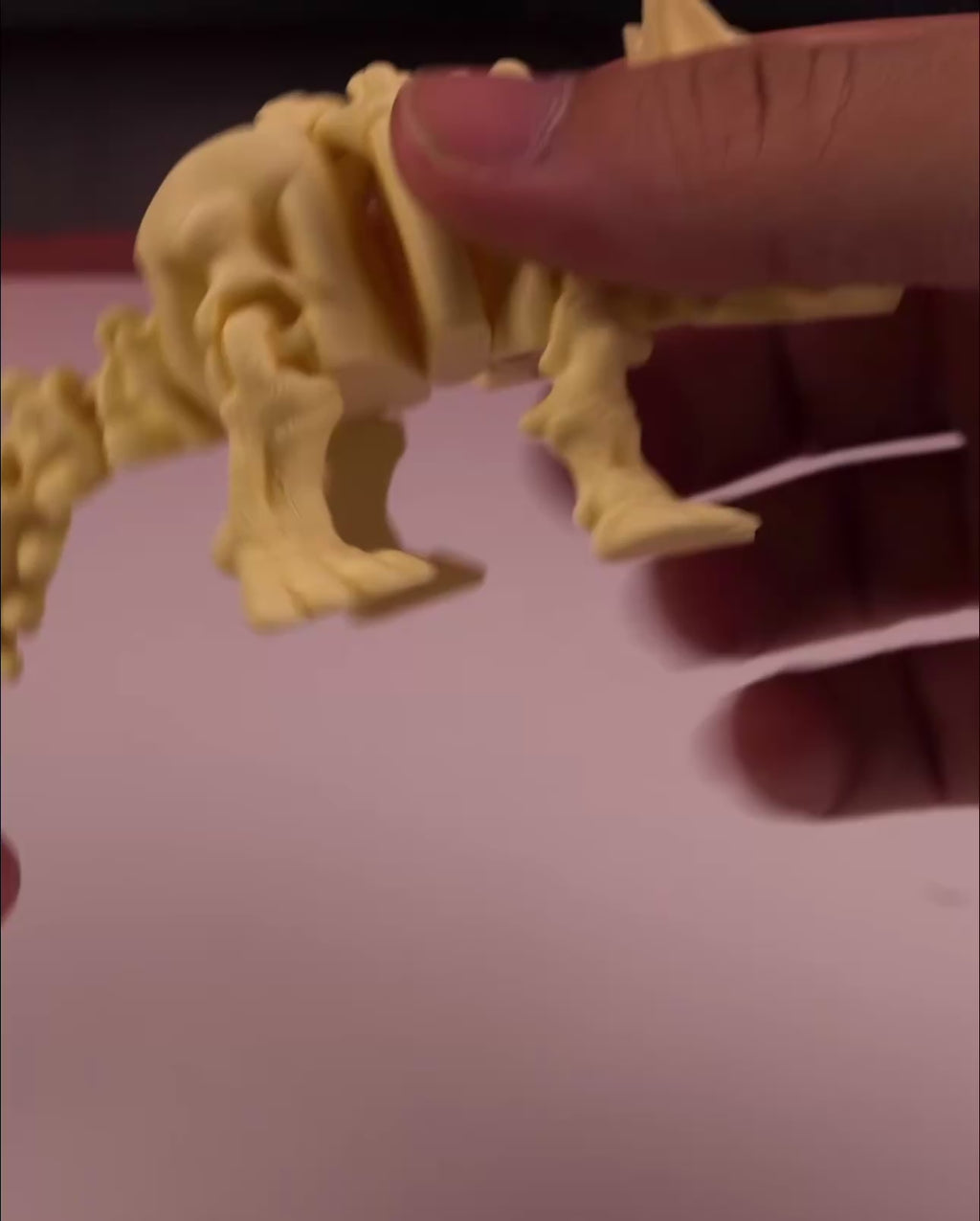 Ankylosaurus in Scheletro – Modellino Articolato Stampato in 3D